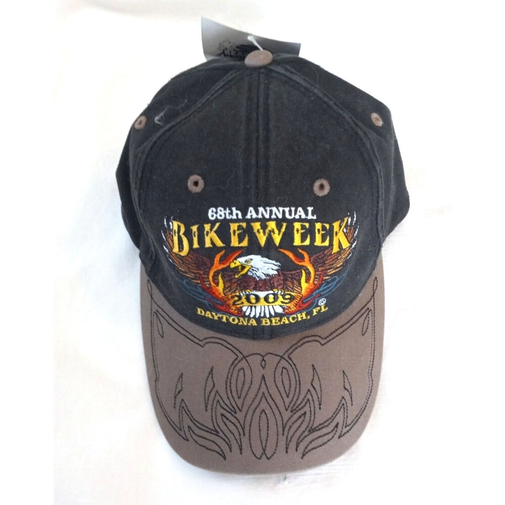 Bike Week 2009  Daytona Beach 68th Annual Ball Cap Hat  Embroidered New with Tag